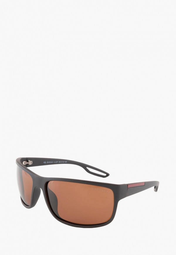 мужские квадратные солнцезащитные очки greywolf, коричневые