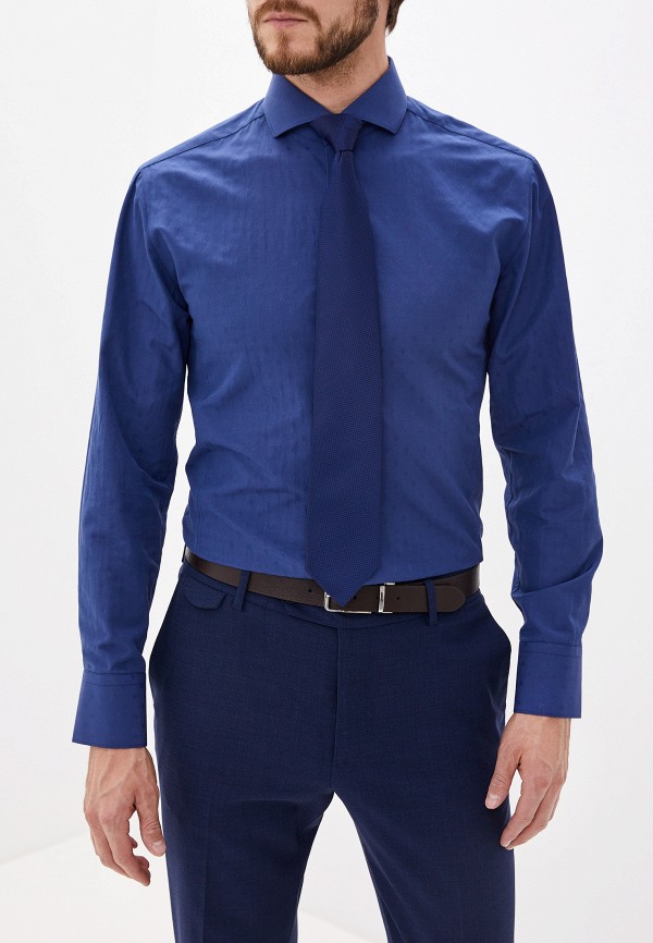 мужская рубашка bazioni, синяя