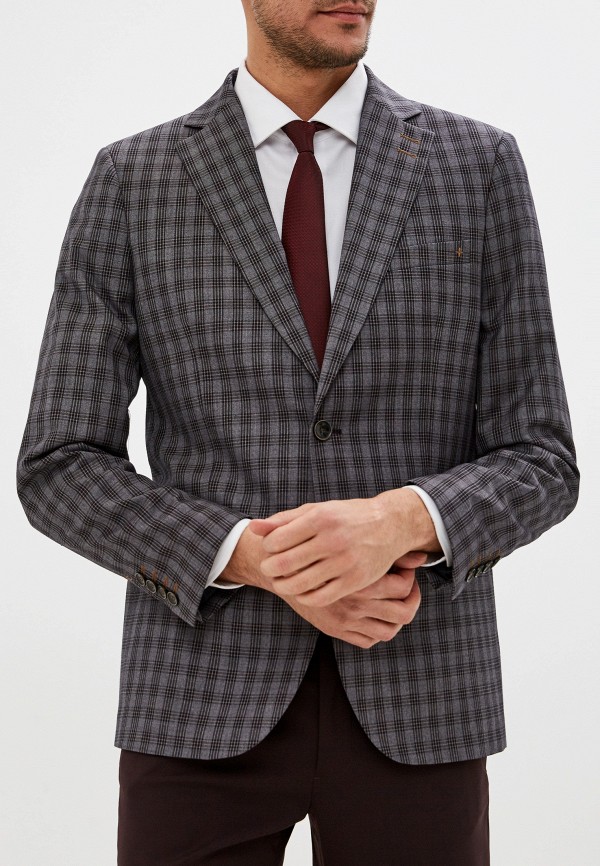 мужской пиджак laconi, серый