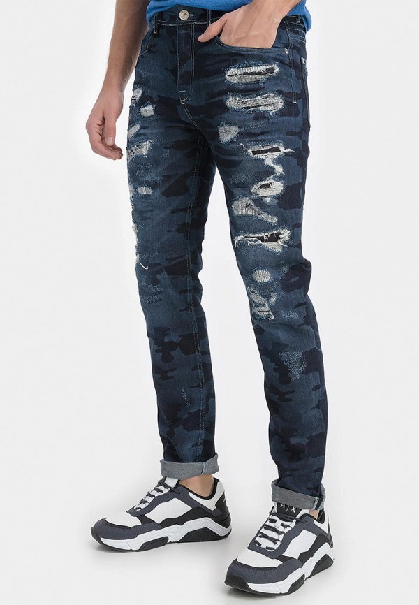 мужские зауженные джинсы millennials, синие