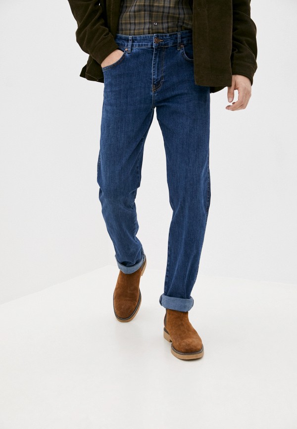 мужские прямые джинсы bochetti, синие