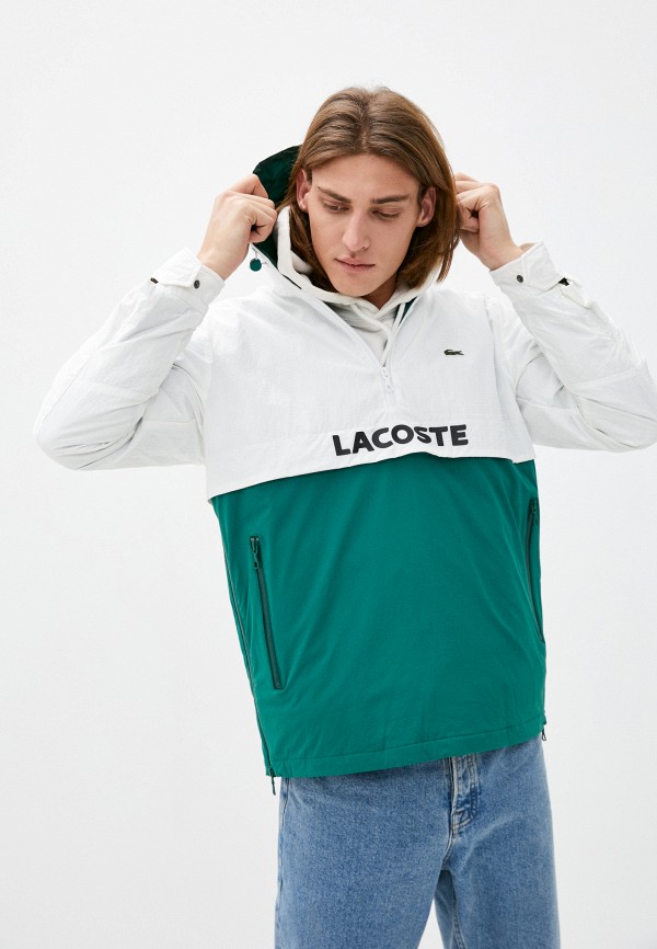 мужская куртка анораки lacoste, разноцветная