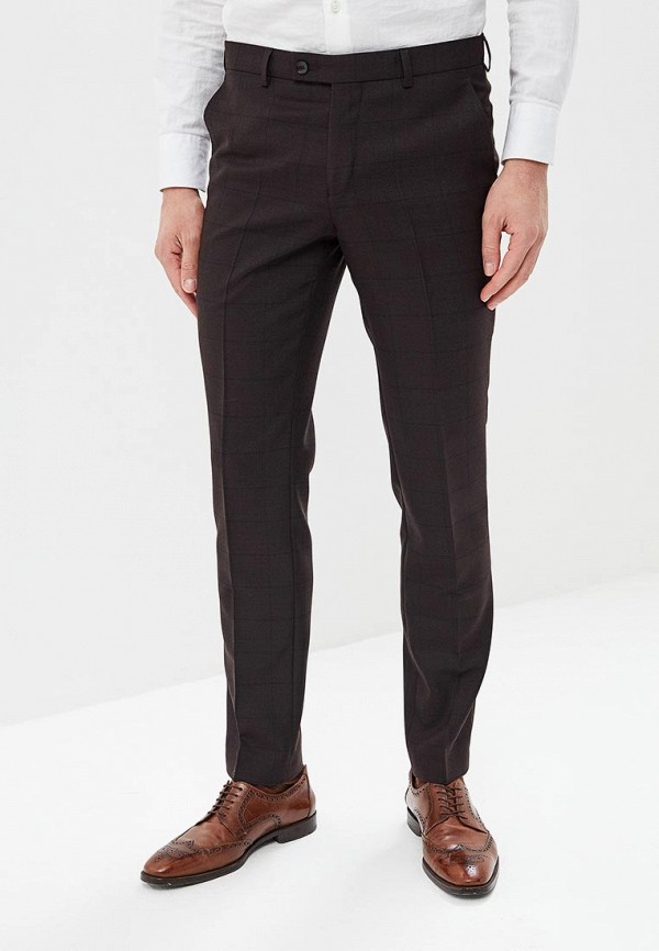 мужские классические брюки bazioni, коричневые