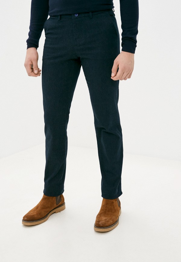мужские классические брюки karflorens, синие