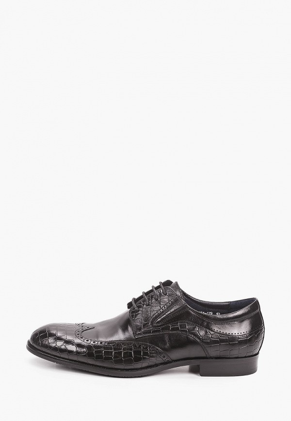 мужские туфли-дерби brooman, черные