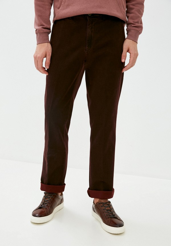 мужские брюки чинос w.wegener, бордовые