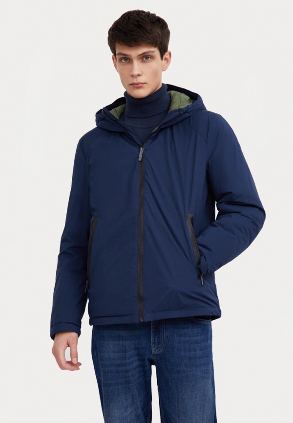 мужская утепленные куртка finn flare, синяя