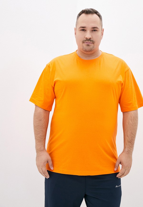 мужская футболка с коротким рукавом just beauty, оранжевая