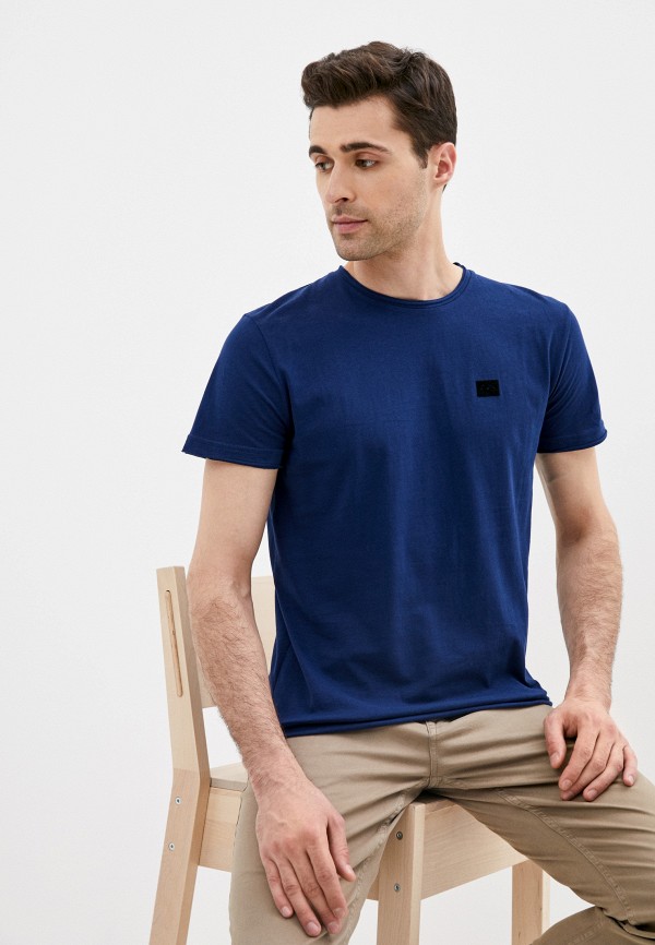 мужская футболка с коротким рукавом new in town, синяя