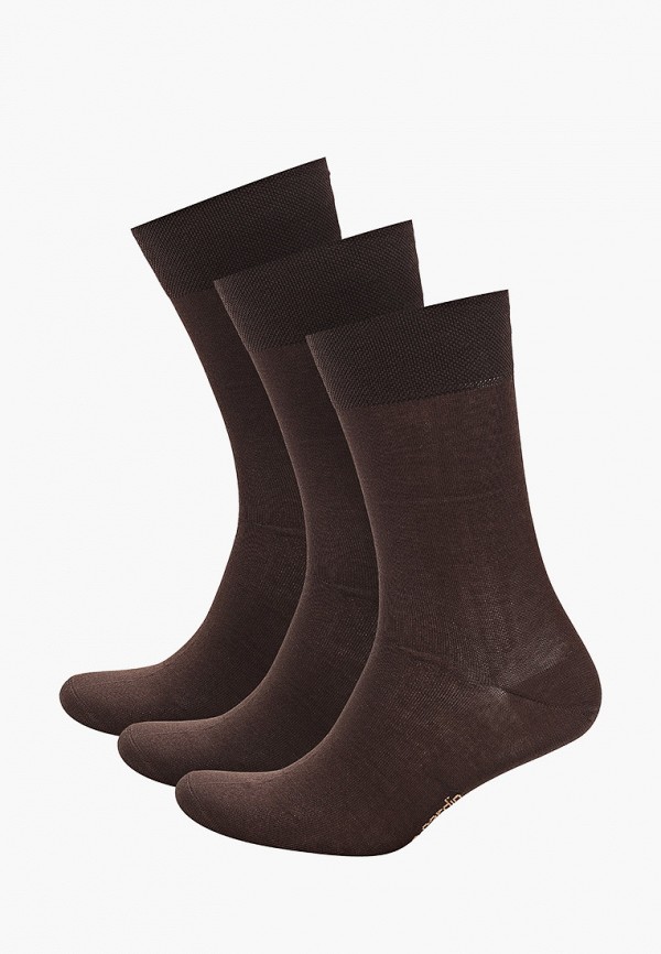 мужские носки pierre cardin, коричневые