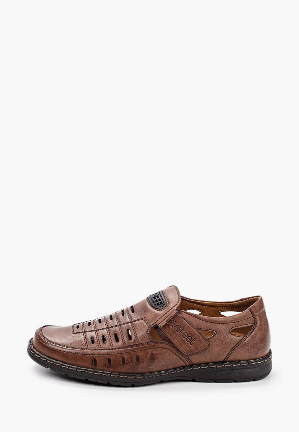 мужские туфли-дерби instreet, коричневые