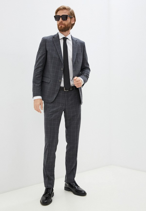 мужской классические костюм 21dot12, серый