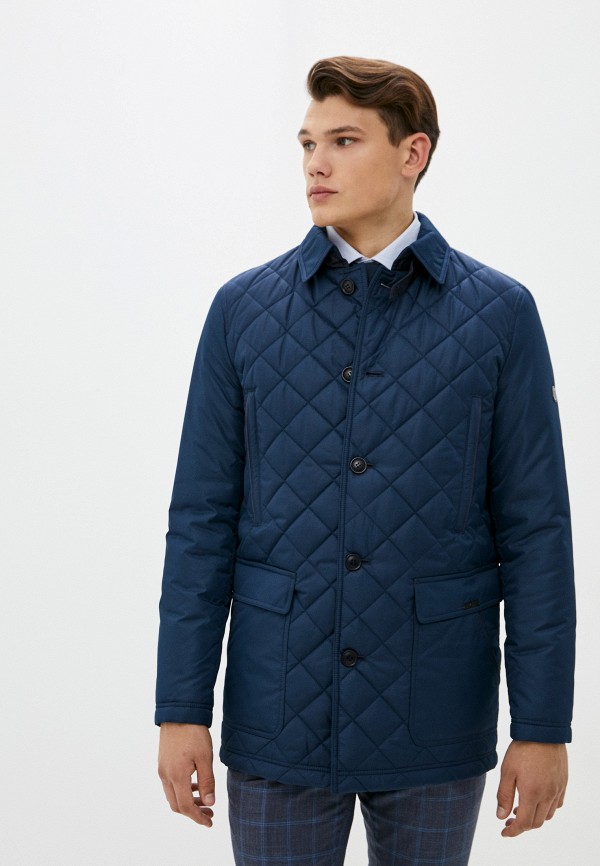 мужская утепленные куртка bazioni, синяя
