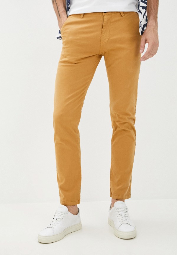мужские брюки чинос dtmd, коричневые
