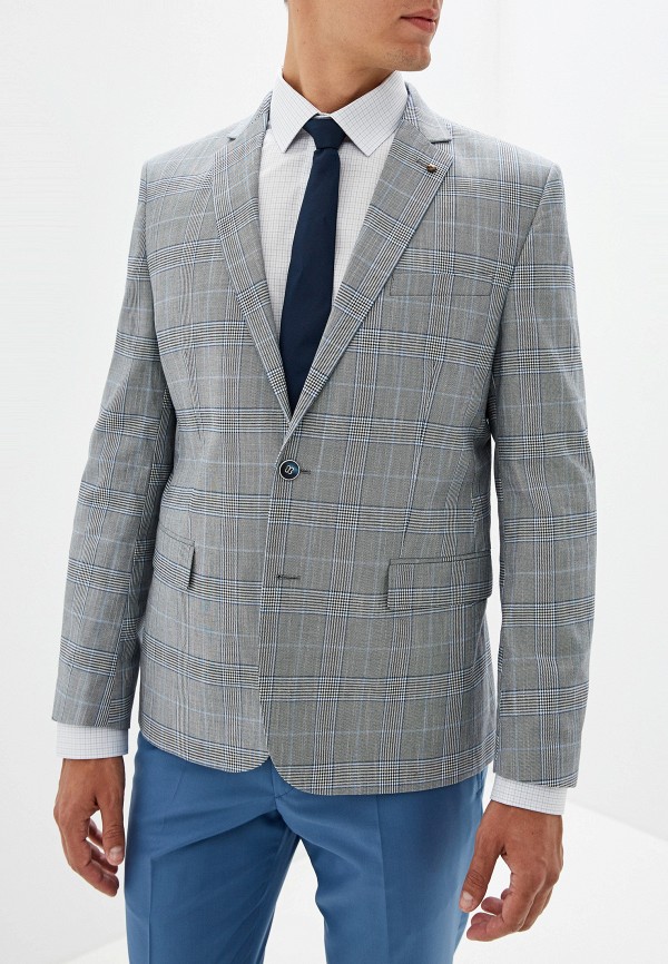мужской пиджак bazioni, серый