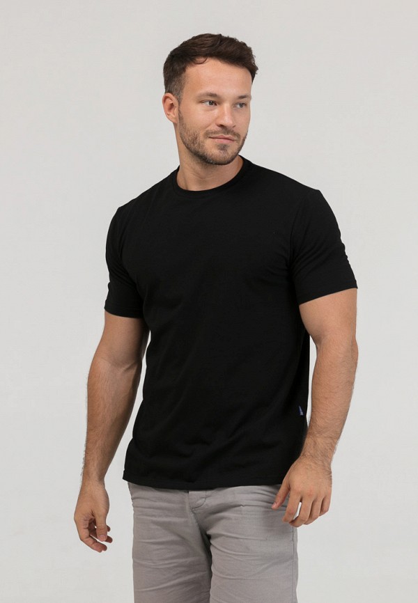 мужская футболка с коротким рукавом the cave, черная