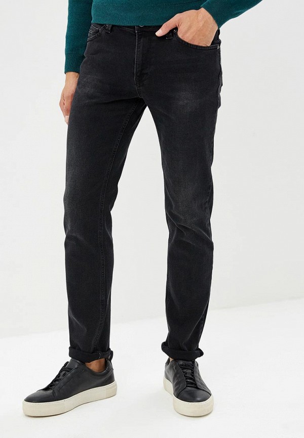 мужские зауженные джинсы dairos, черные