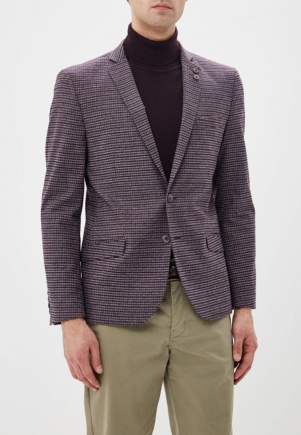 мужской пиджак bazioni, фиолетовый