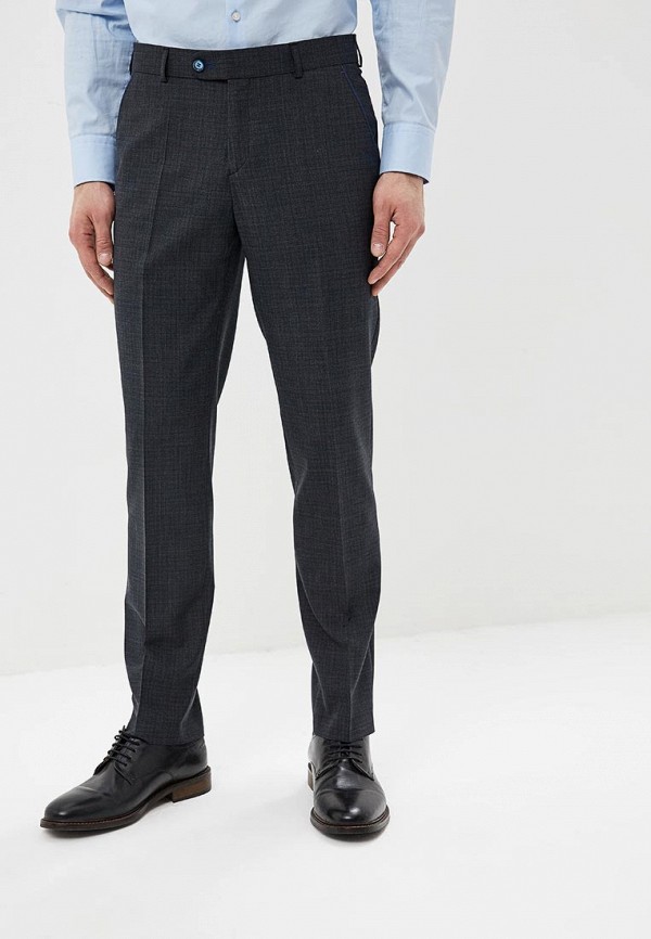 мужские классические брюки bazioni, серые