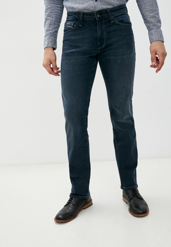 мужские прямые джинсы mavi, синие