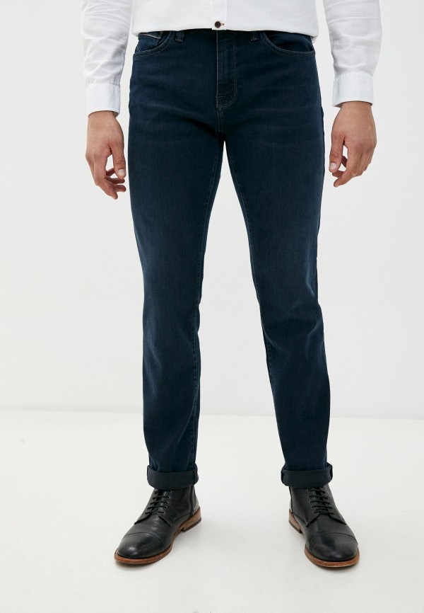 мужские прямые джинсы mavi, синие