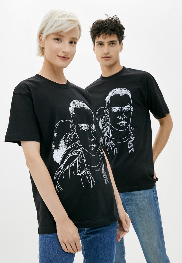 женская футболка с коротким рукавом leikozu.net, черная