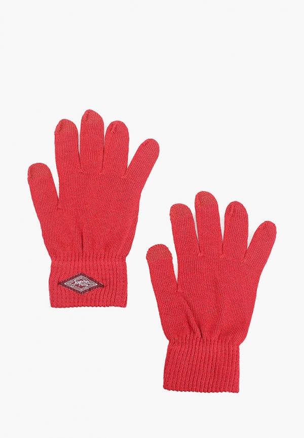 женские текстильные перчатки запорожец heritage, красные