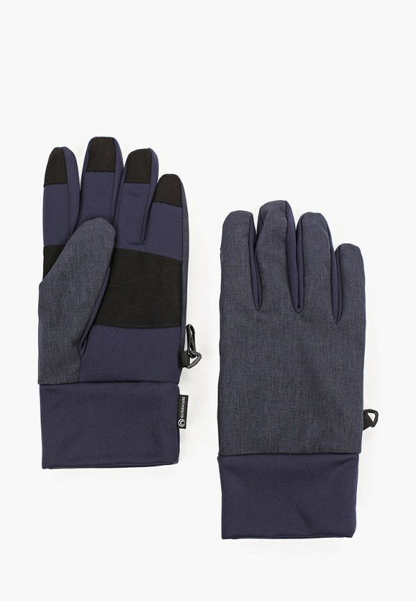 женские текстильные перчатки outventure, синие