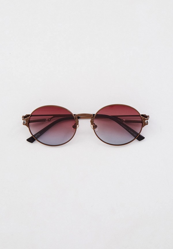 женские круглые солнцезащитные очки havvs, коричневые