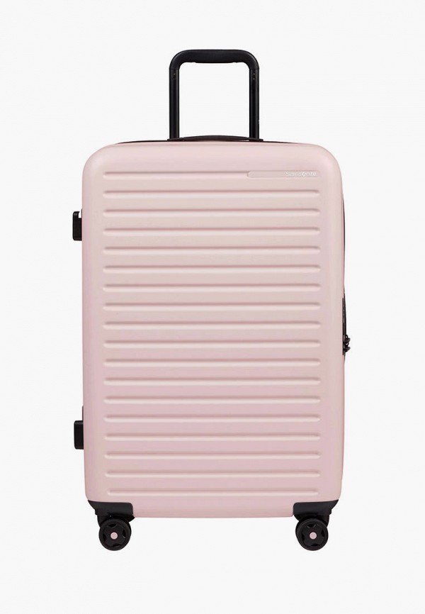 женский чемодан samsonite, розовый