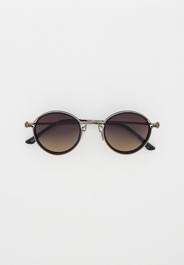 женские круглые солнцезащитные очки havvs, черные