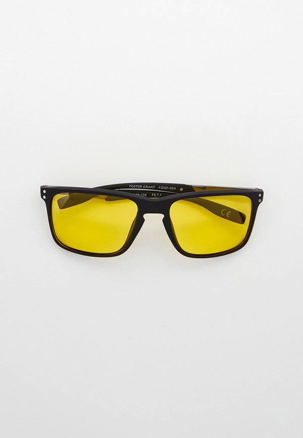 женские квадратные солнцезащитные очки foster grant, черные