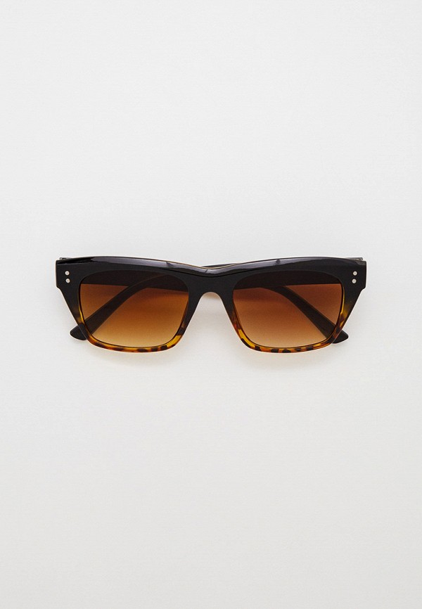 женские квадратные солнцезащитные очки bocciolo, коричневые