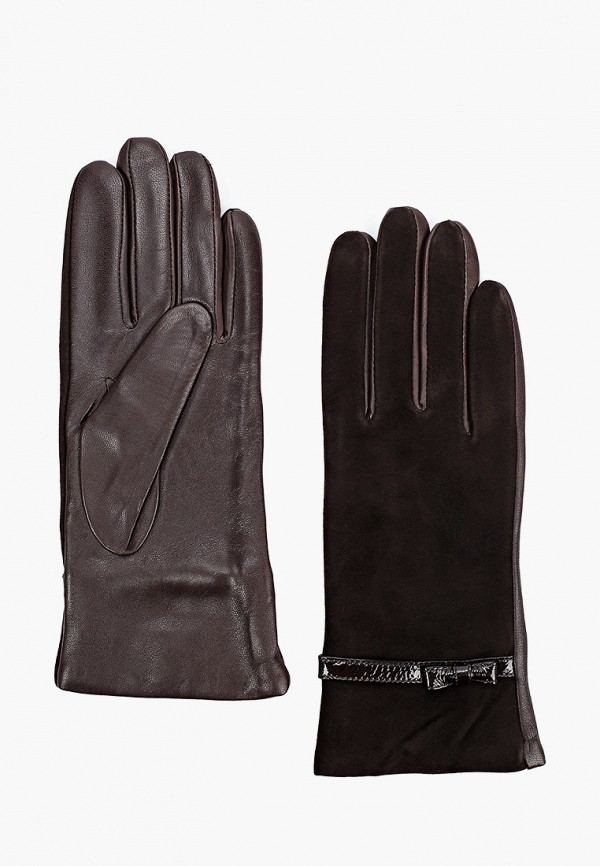 женские кожаные перчатки lantana, коричневые
