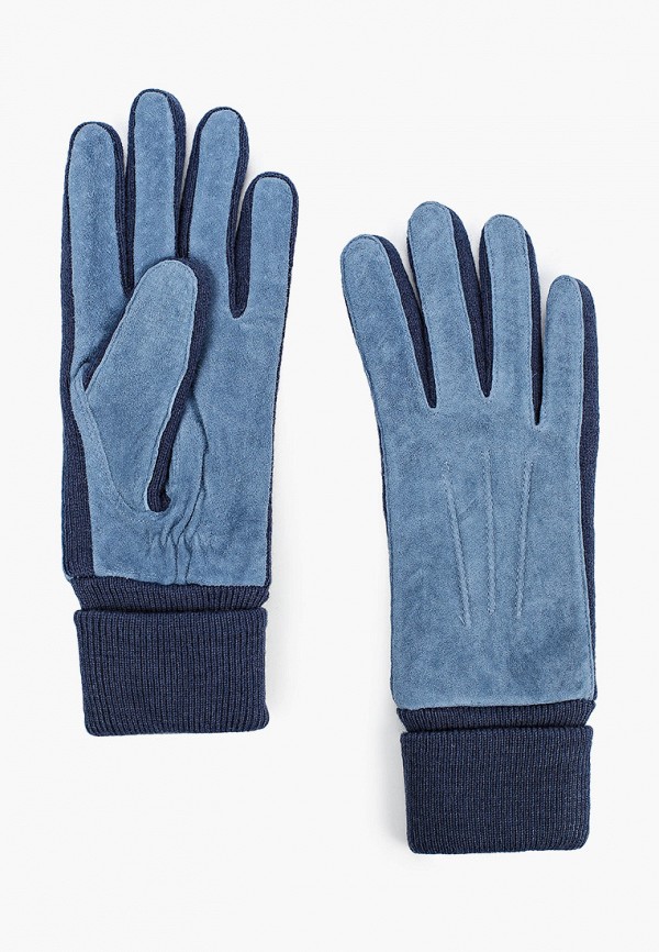 женские кожаные перчатки onigloves, голубые