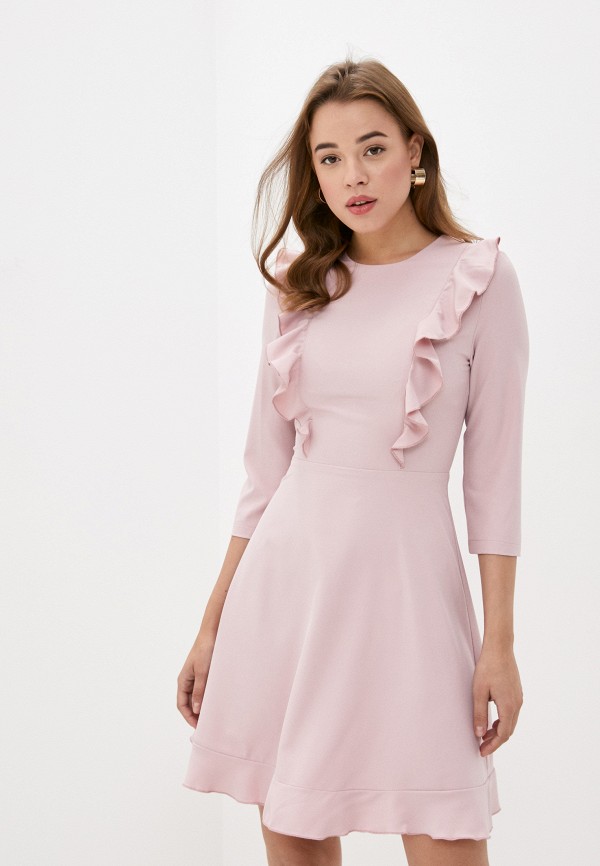 женское повседневные платье martina marini, розовое