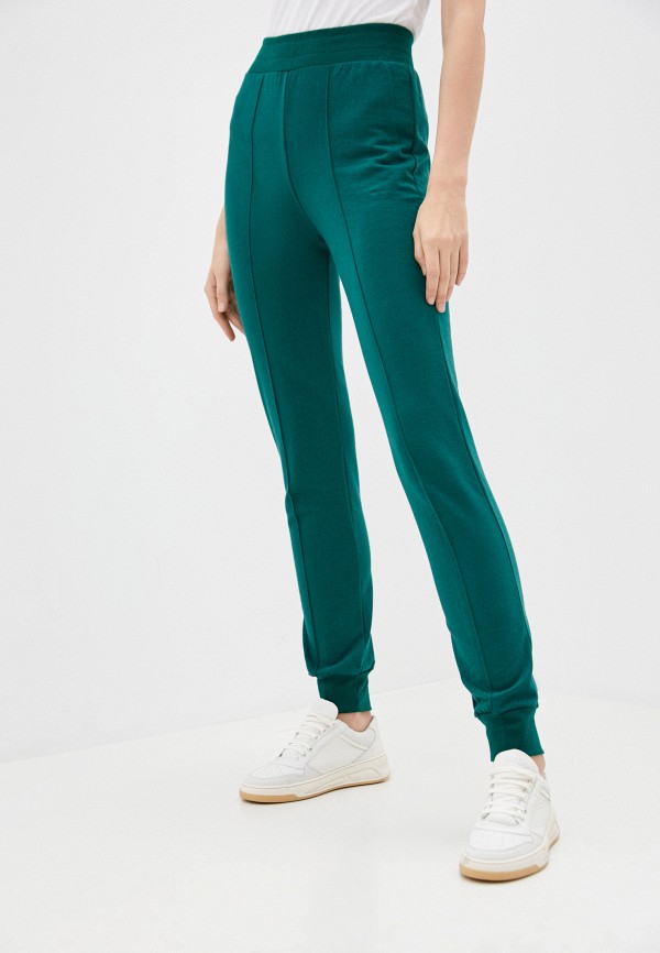 женские повседневные брюки pavesa, зеленые
