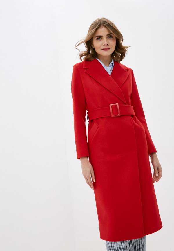 женское пальто vivaldi, красное