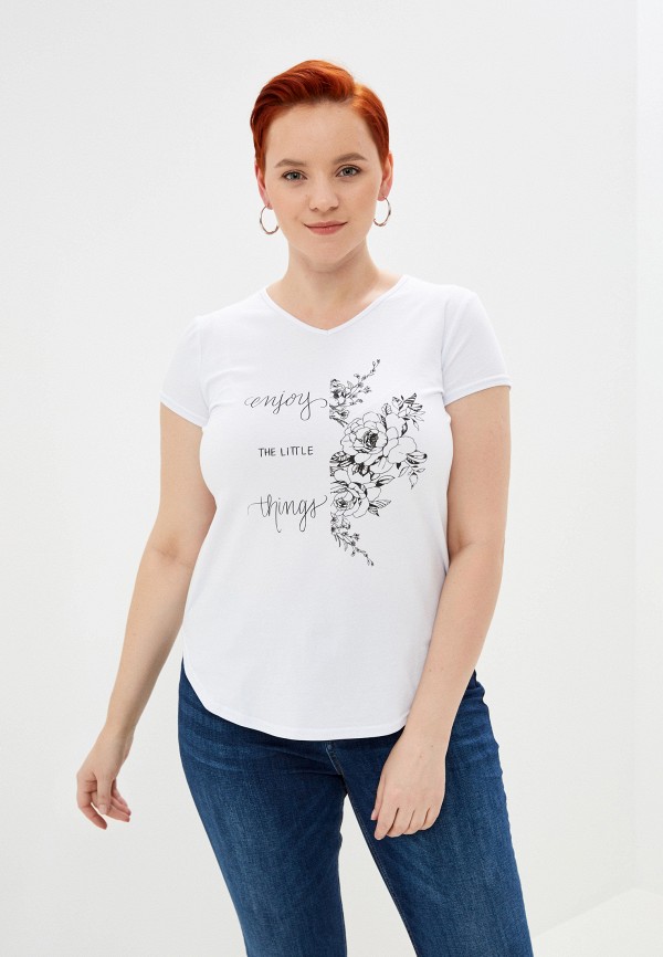 женская футболка adele fashion, белая
