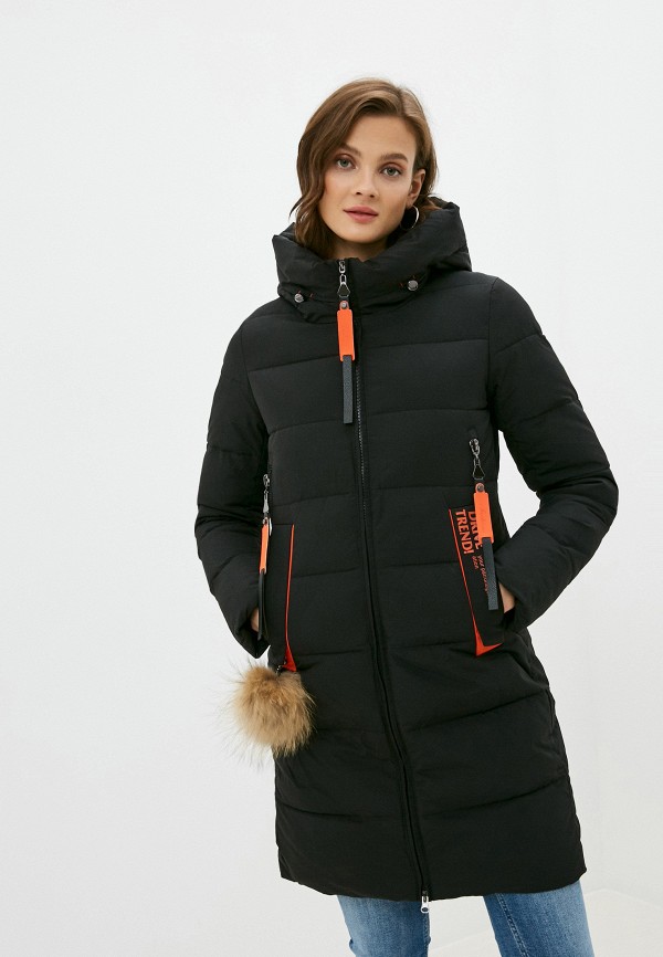 женская утепленные куртка winterra, черная