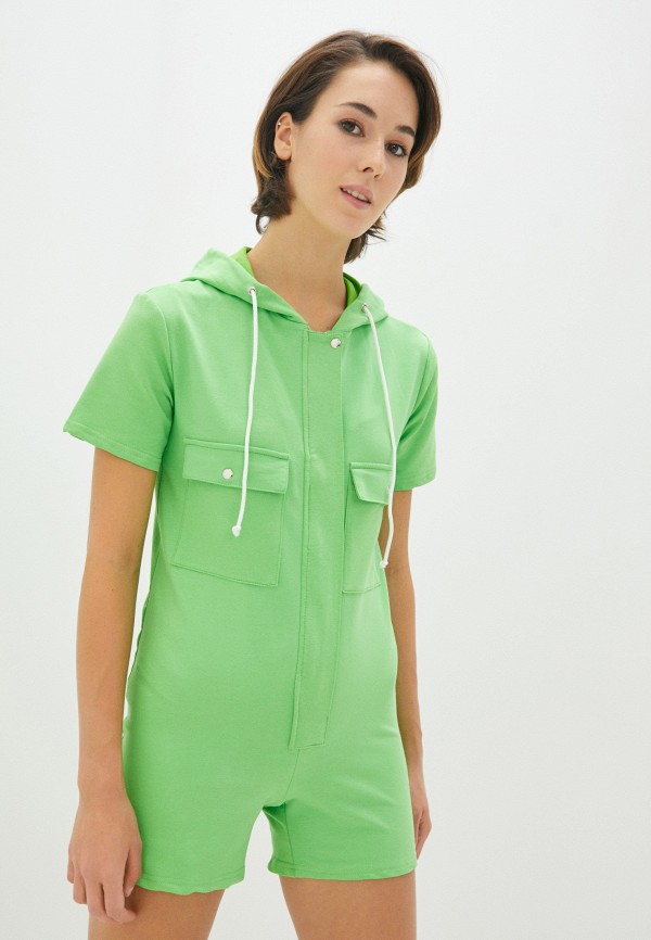 женский комбинезон с шортами kidonly, зеленый
