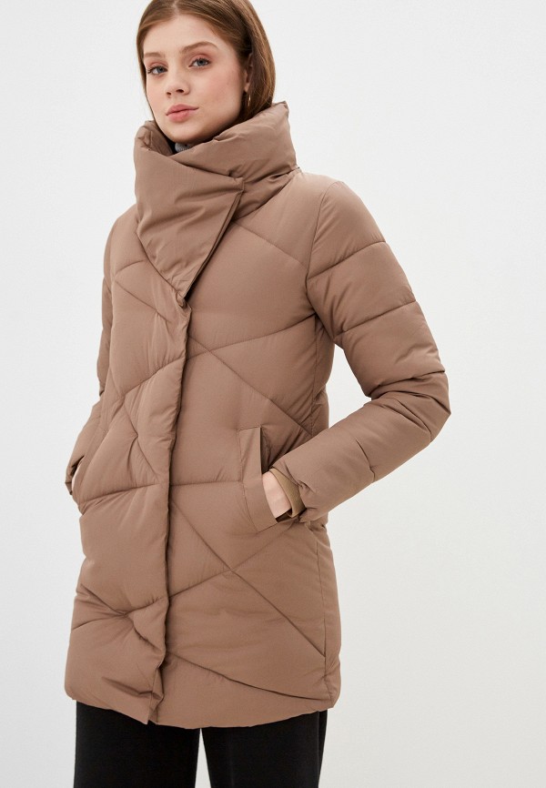 женская утепленные куртка fadjo, коричневая