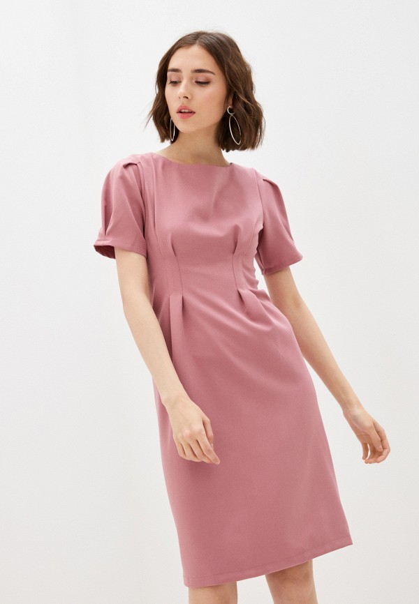 женское платье-футляр miata, розовое