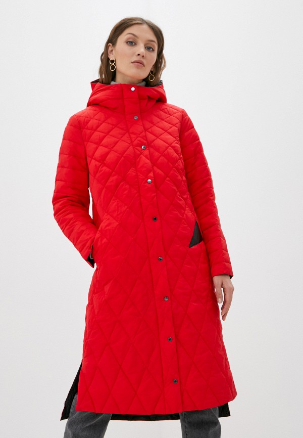женская утепленные куртка finn flare, красная