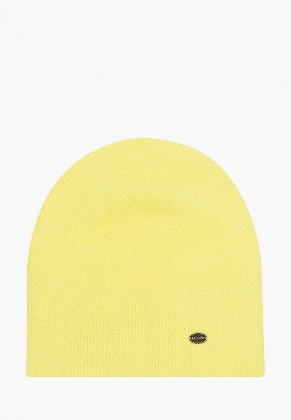 женская шапка labbra, желтая