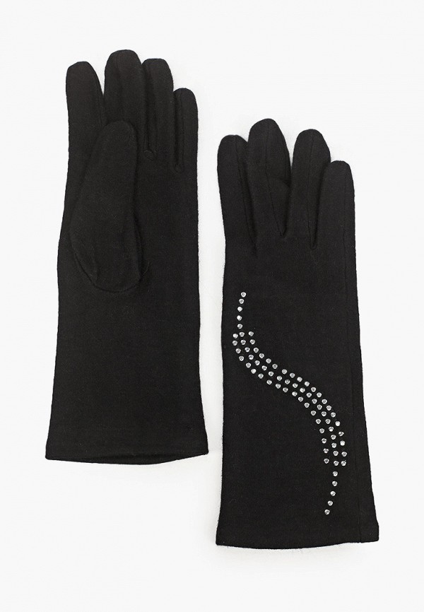 женские текстильные перчатки labbra, черные
