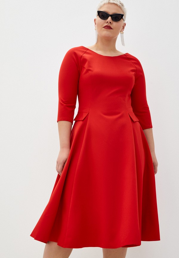 женское повседневные платье emansipe, красное