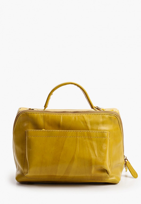 женская сумка с ручками alexander tsiselsky, желтая