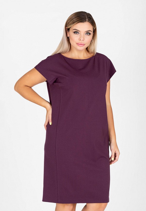 женское повседневные платье eliseeva olesya, фиолетовое