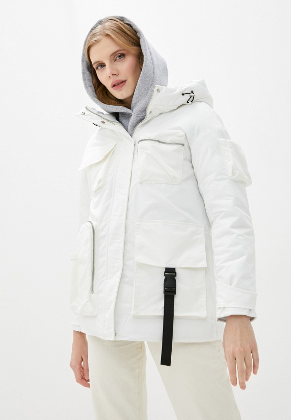 женская утепленные куртка fadjo, белая